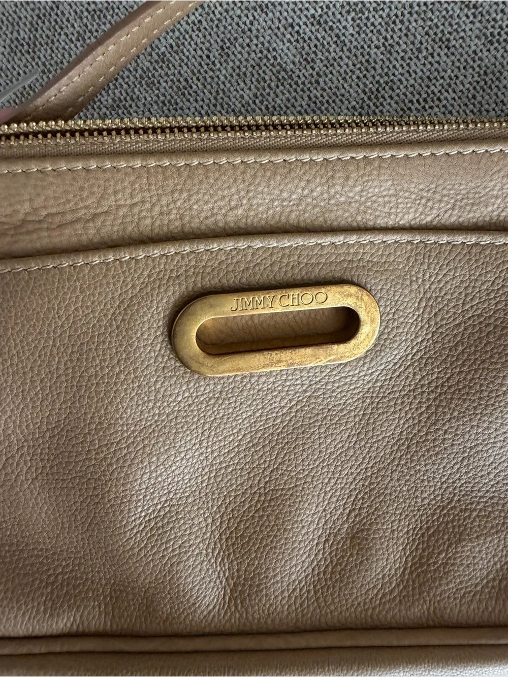 🗽Jimmy Choo Logo Leather Bag